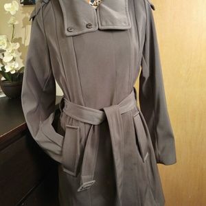 Jones New York Women’s Trench Coat, Green, Size M